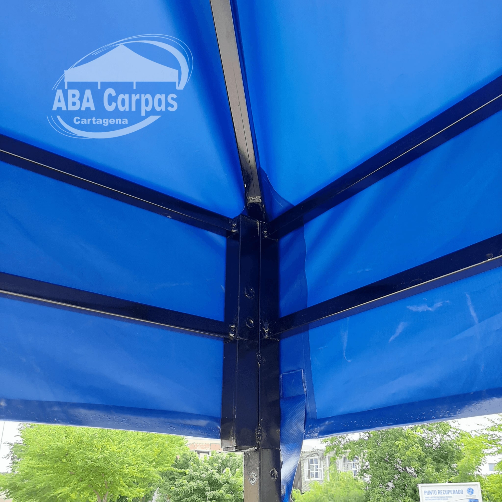 esquina de carpa de 4x4 - lona impermeable para eventos negocios venta de carpas 4x4 piramides kisoko de 4x4