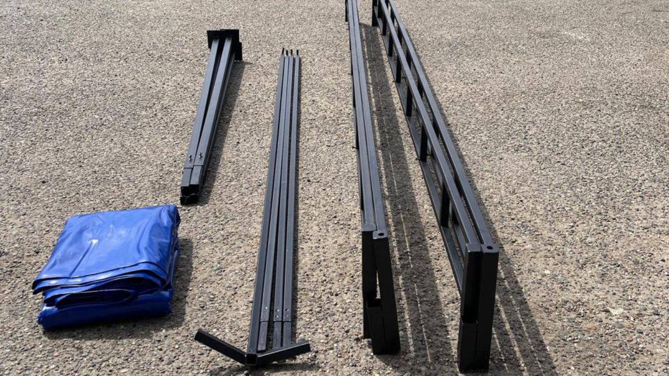 Carpa tipo kiosco 4x4 desarmada