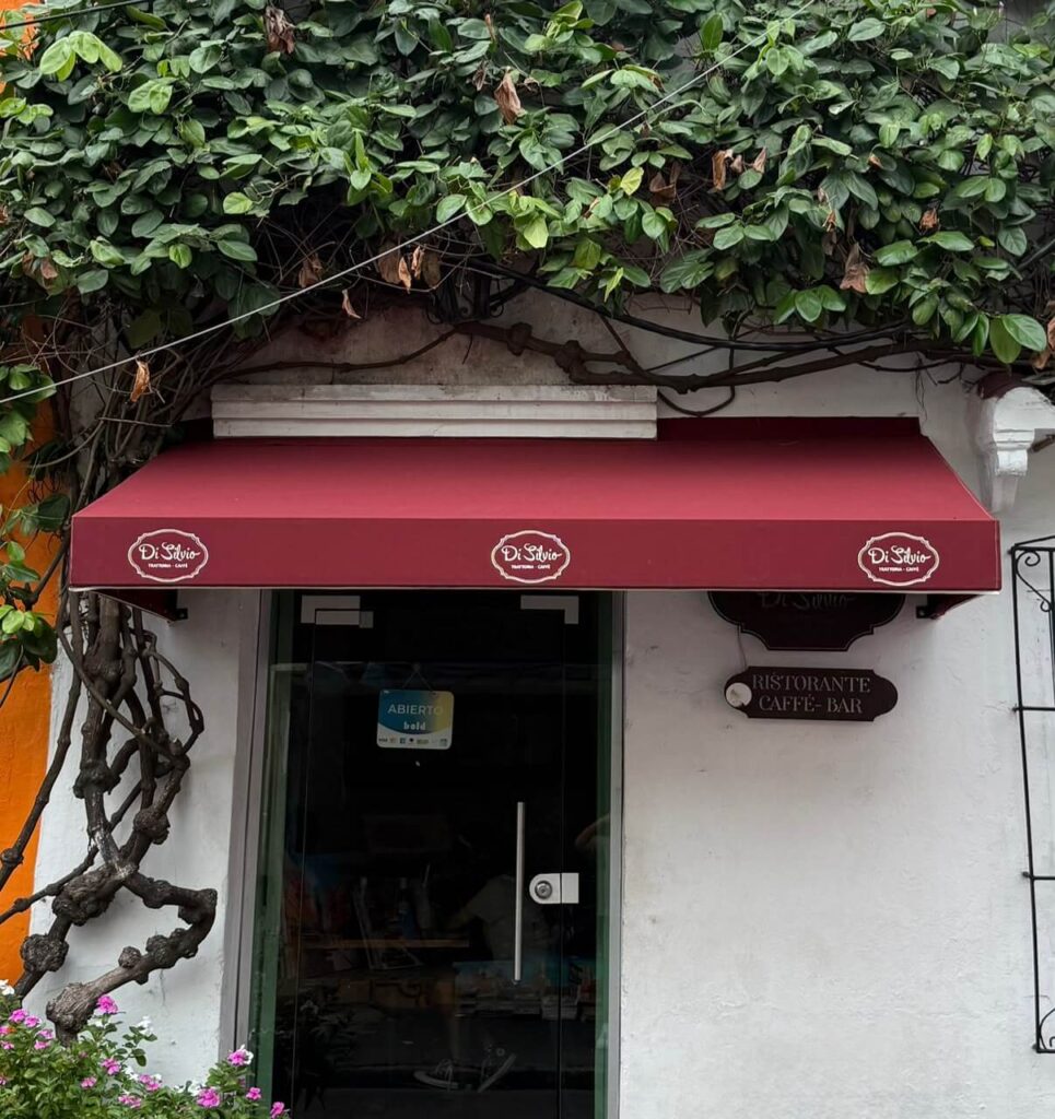 Parasol fijo para negocio